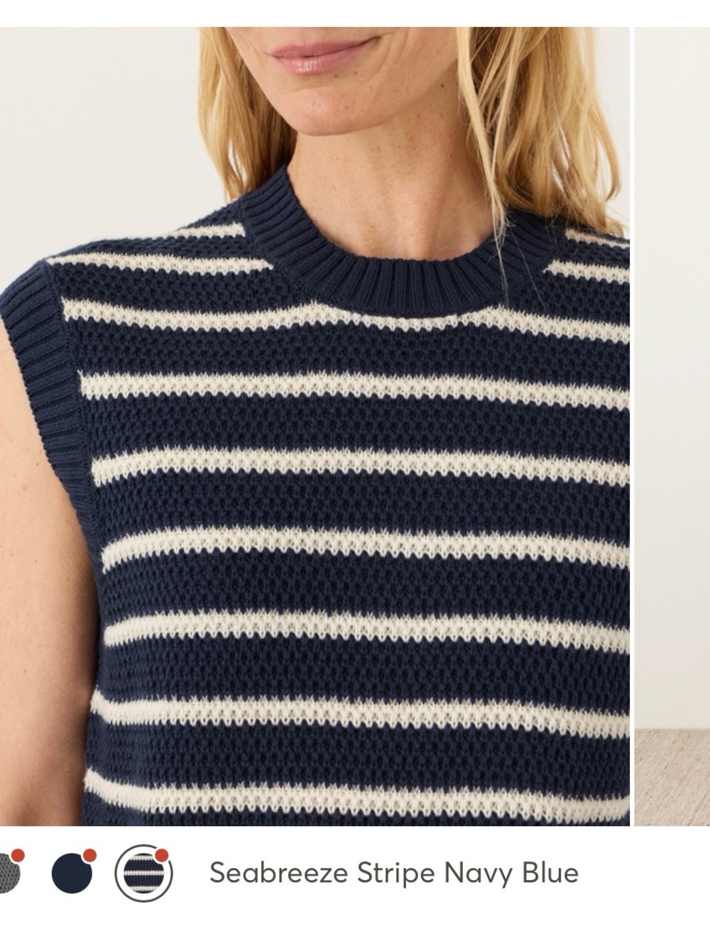 NWOT- PACT ORGANIC- Women’s Crew Shoreline Relaxed Shell/Knit-Fisherman- LARGE